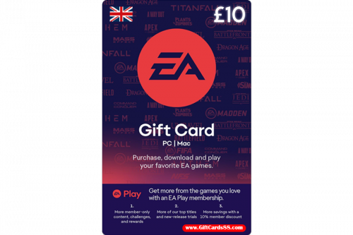 EA Origin 10 GBP
